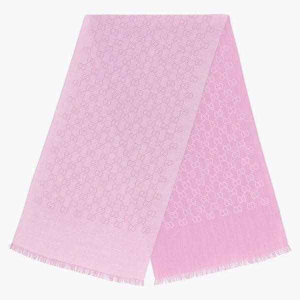 Gucci GG Logo Scarf Rose Rose