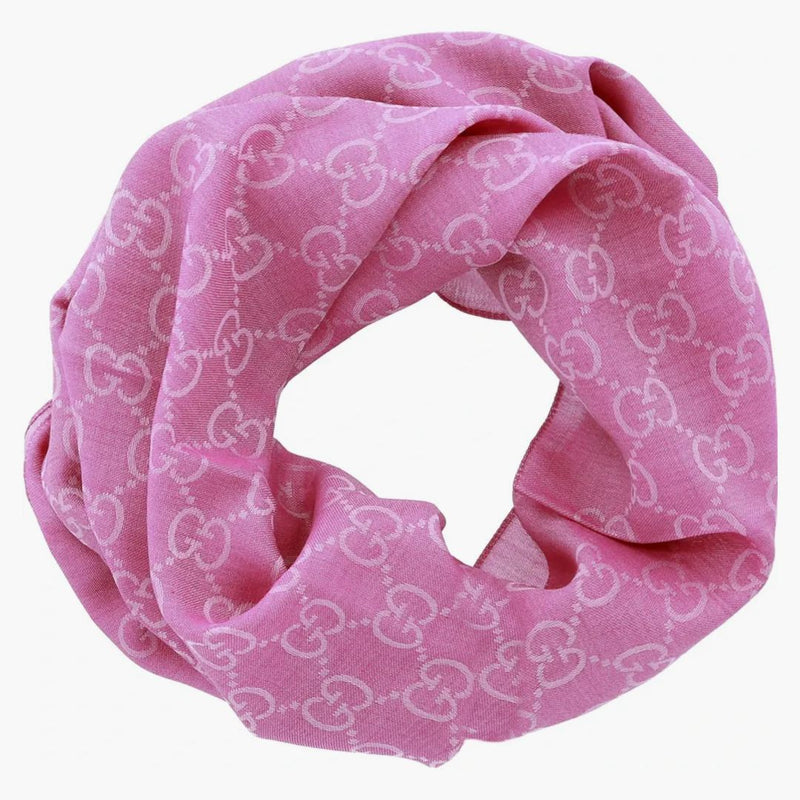Gucci gg logo Scarf rosato rosa