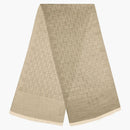 Gucci GG Logo Scarf Sand