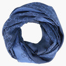 Gucci GG Logo Scarf Sapphire Sky Blue