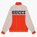 Gucci GG Logo Track Jacket Orange Ivory