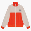 Gucci GG Logo Track Jacket Orange Ivory