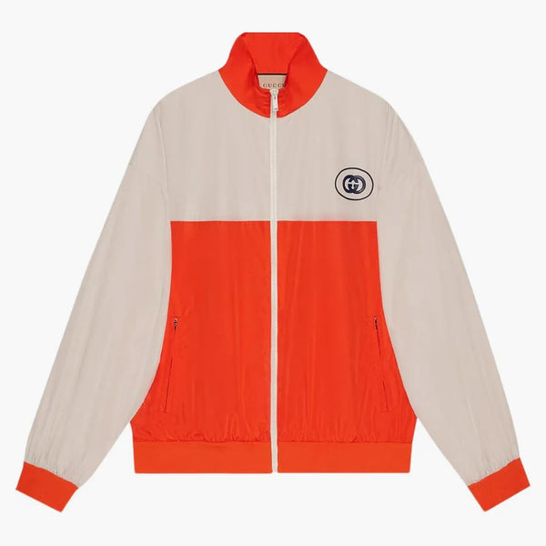 Gucci gg logo kurtka Orange Ivory