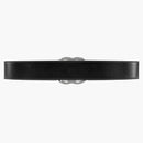 Gucci Gg Marmont Belt Palladium-toned Buckle 1.5 Width Black