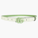 Gucci GG Marmont Belt Light Green