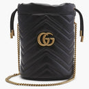 Gucci Gg Marmont Bucket Bag Mini Black