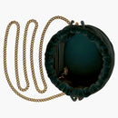 Gucci Gg Marmont Bucket Bag Velvet Mini Dark Green