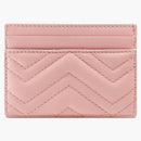 Gucci GG Marmont Card Case Matelasse Light Pink