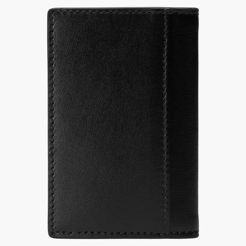 Gucci GG Marmont Card Case Palladium-Tone Black