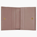 Gucci Marmont GG Card Case Waste Matelasse Dusty Pink