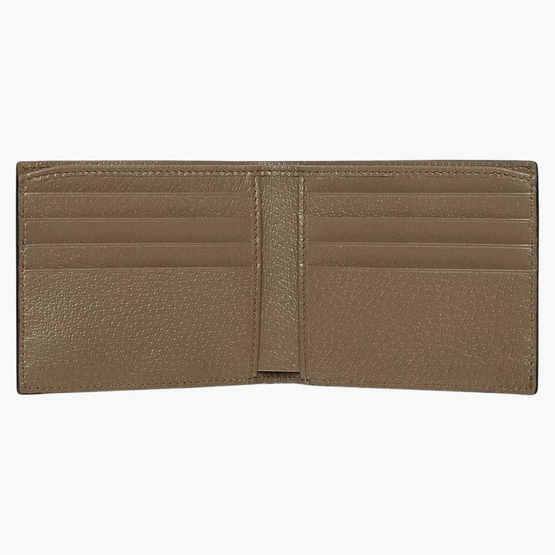 Gucci Gg Marmont Card Case Wallet Taupe