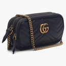 Gucci GG Chain Bag Matelasse Mini Black