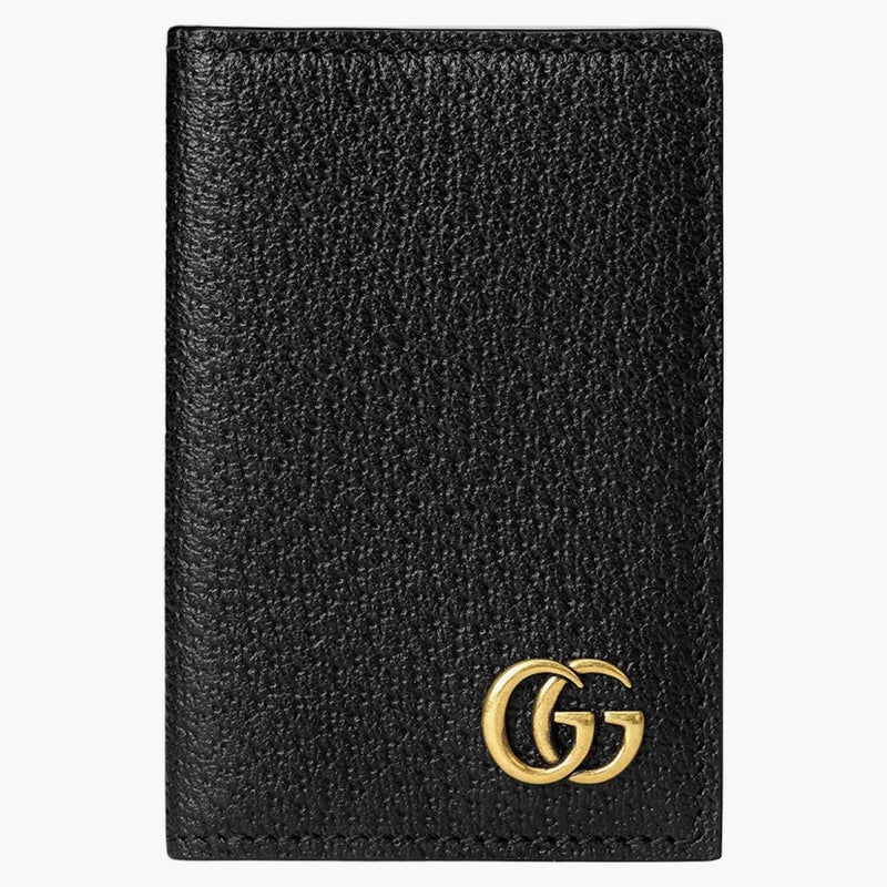 Gucci GG Marmont Folded Card Case Black