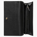 GG GG GG Marmont in pelle Continentale Portafoglio nero