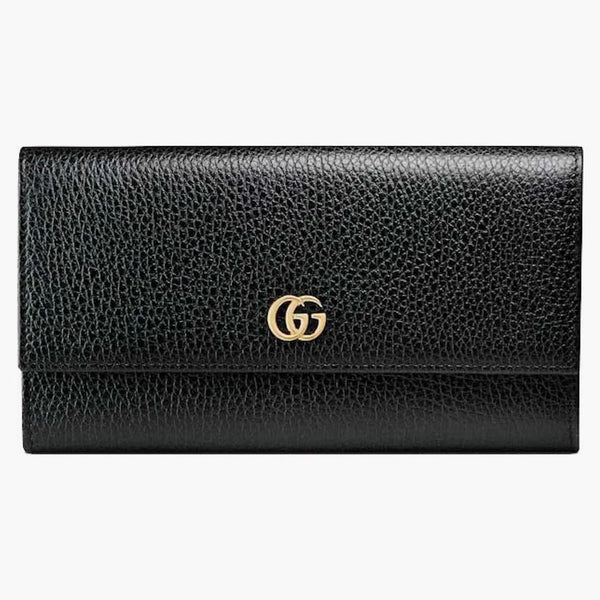 Gucci Gg Marmont Leather Continental Wallet Black