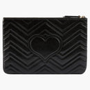 Gucci GG Marmont Leather Pouch černá