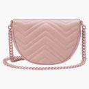 Gucci Gg Marmont Matelasse Chain Mini Bag Light Pink
