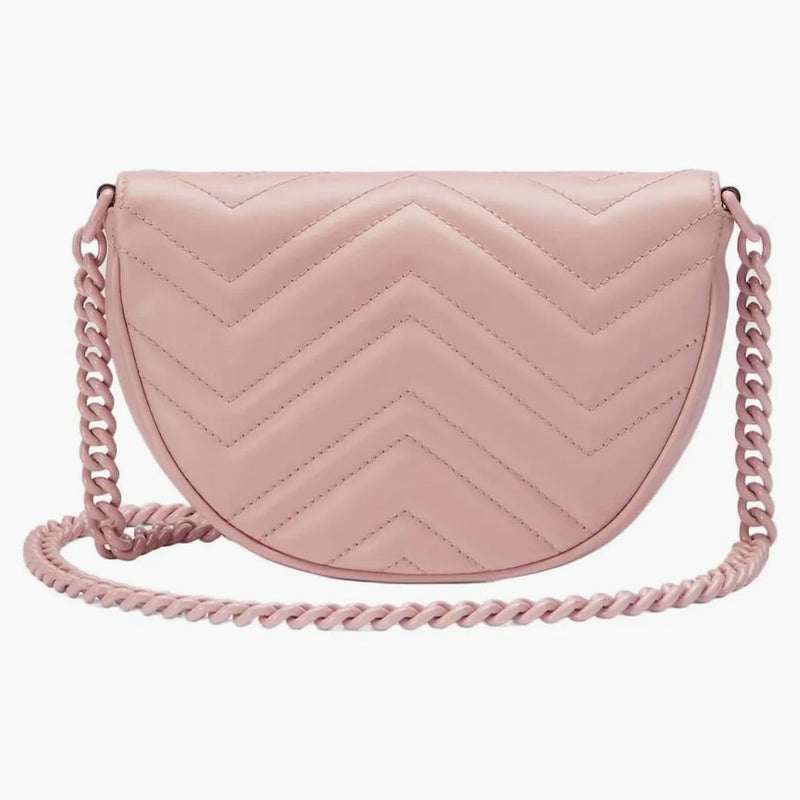 Gucci GG Marmont Matelasse Chain Mini Bag Light Pink
