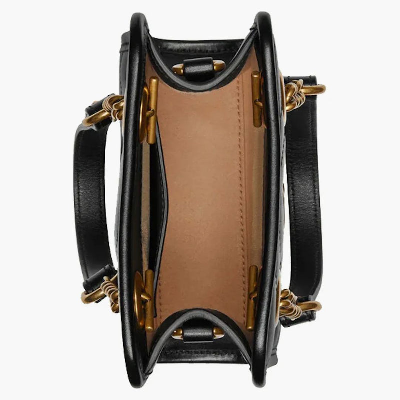 Gucci Gg Marmont Matelasse Mini Bag Black