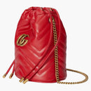 Gucci Gg Marmont Matelasse Mini Bocket Borsa