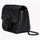 Gucci GG Marmont Matelasse ramenní taška černá