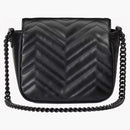 Gucci GG Marmont Matelasse ramenní taška černá