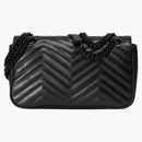 Gucci Gg Marmont Matelasse Shoulder Bag Small Black/black