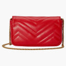 Gucci GG Marmont Matelasse Super Mini Bag Red