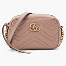 Gucci GG Marmont Matelasse Mini Camera Bag Dusty Pink