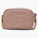 Gucci GG Marmont Matelasse Mini Camera Bag Dusty Pink