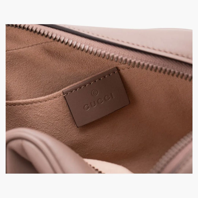 Gucci GG Marmont Matelasse Mini Camera Bag Dusty Pink