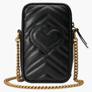 Mini borsa GG GG GG Marmont Nero