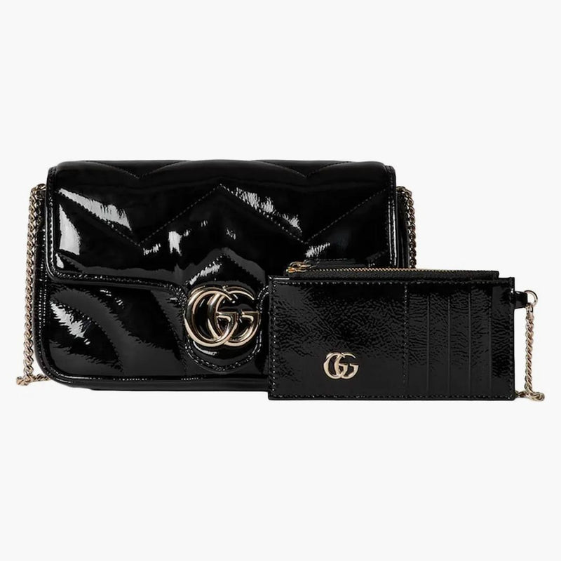 Gucci GG Marmont Mini Bag with Card Case Black