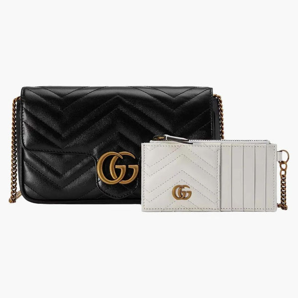 Gucci GG Marmont mini axelväska svart