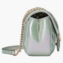 Gucci Gg Marmont Mini Shoulder Bag Green Iridescent