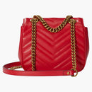Gucci GG Marmont Mini Shoulder Bag Red