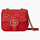 Gucci GG Marmont Mini Shoulder Bag Red