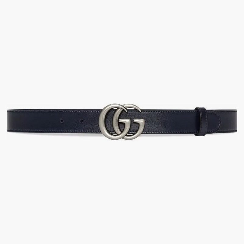 GG GG GG Marmont Reversible Belt Beige/Navy