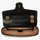 Gucci GG Marmont Small Diagonal Matelasse Bag Original GG Canvas Beige/Ebony