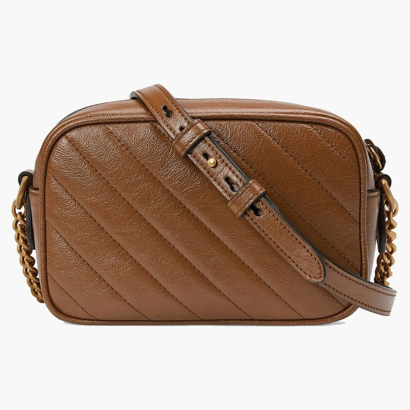 Gucci GG Marmont axelväska mini Brown