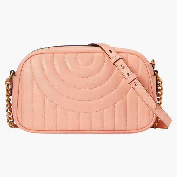 Gucci GG Marmont axelväska persika