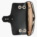 Gucci Gg Marmont Shoulder Bag Small Optical Quilted Patchwork Black/white