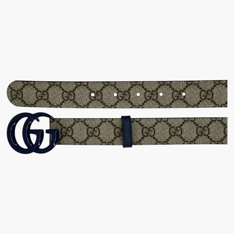 GG GG GG Marmont sottile beige/blu