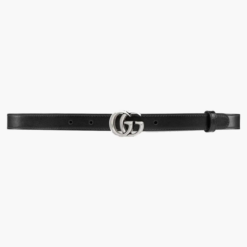 Gucci GG Marmont Belt Palladium Buckle .8 Ancho Negro
