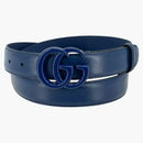 Gucci Gg Marmont Thin Belt Blue