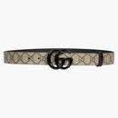 Gucci GG Marmont Thin Belt GG Supreme Beige/Ebony