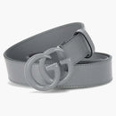 Gucci Gg Marmont Thin Belt Grey