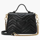 Gucci GG Marmont Top Handle Bag Mini Black