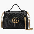 Gucci GG Marmont Top Handle Bag Mini Black