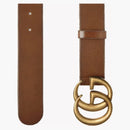 Gucci GG Marmont Wide Belt Brown